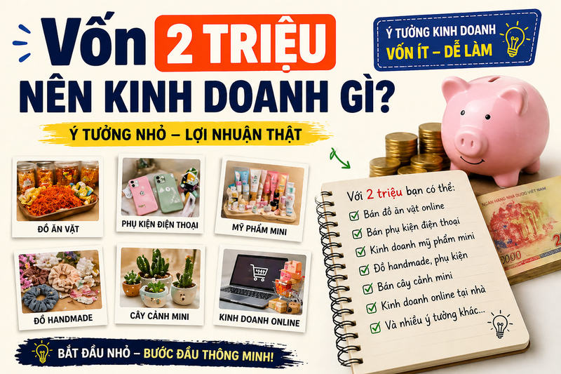 Chọn đúng mô hình giúp người mới kinh doanh hạn chế mất vốn và dễ xoay vòng tiền. 