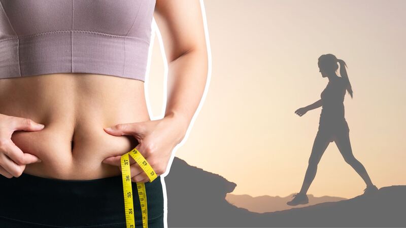 Đi bộ giúp giảm mỡ toàn thân gián tiếp, trong đó có vùng bụng, khi tạo được thâm hụt calo. 