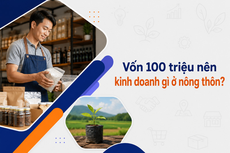 Với 100 triệu đồng, người kinh doanh ở nông thôn cần phân bổ vốn hợp lý trước khi bắt đầu. 