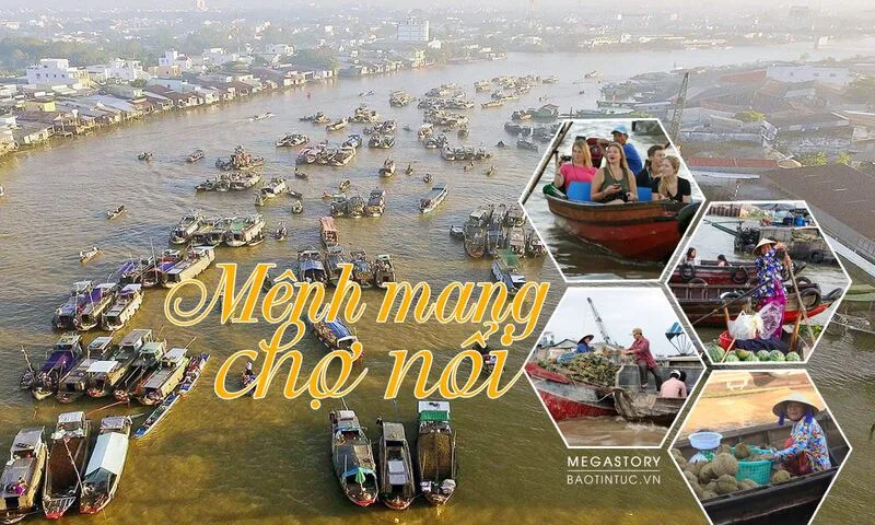 Chợ nổi và tour sông nước là trải nghiệm đặc trưng của du lịch đường thủy Việt Nam