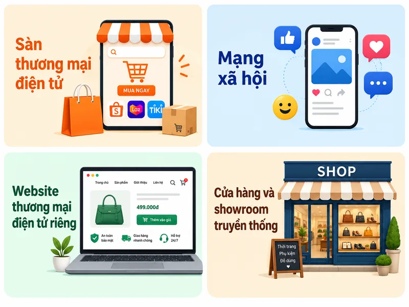 Lựa chọn kênh bán hàng cần dựa trên khách hàng mục tiêu, ngân sách và khả năng vận hành thực tế của doanh nghiệp.